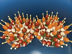 Brochettes Tomates Mozzarella